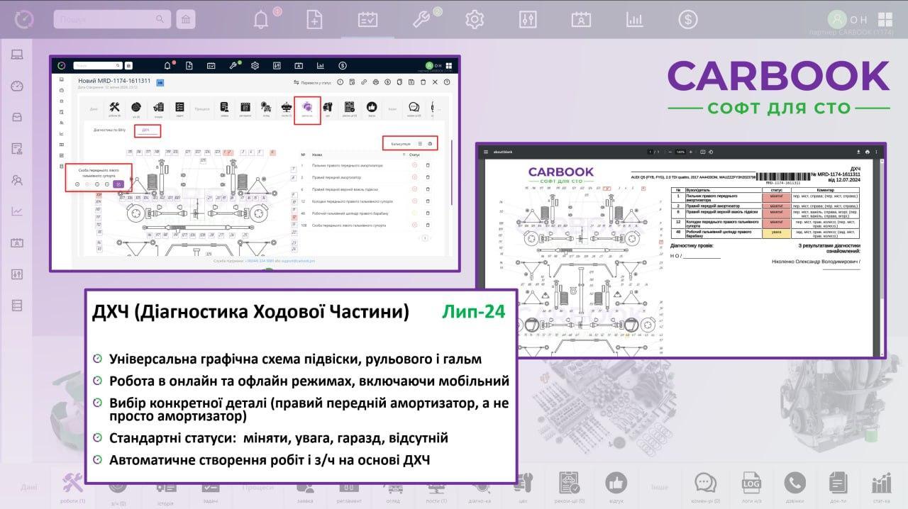 Новий таб - Діагностика - Ходової Частини - ДХЧ.